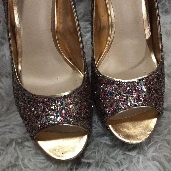 Candie’s multi sparkling high heel shoes 8.5 M - Picture 3 of 13
